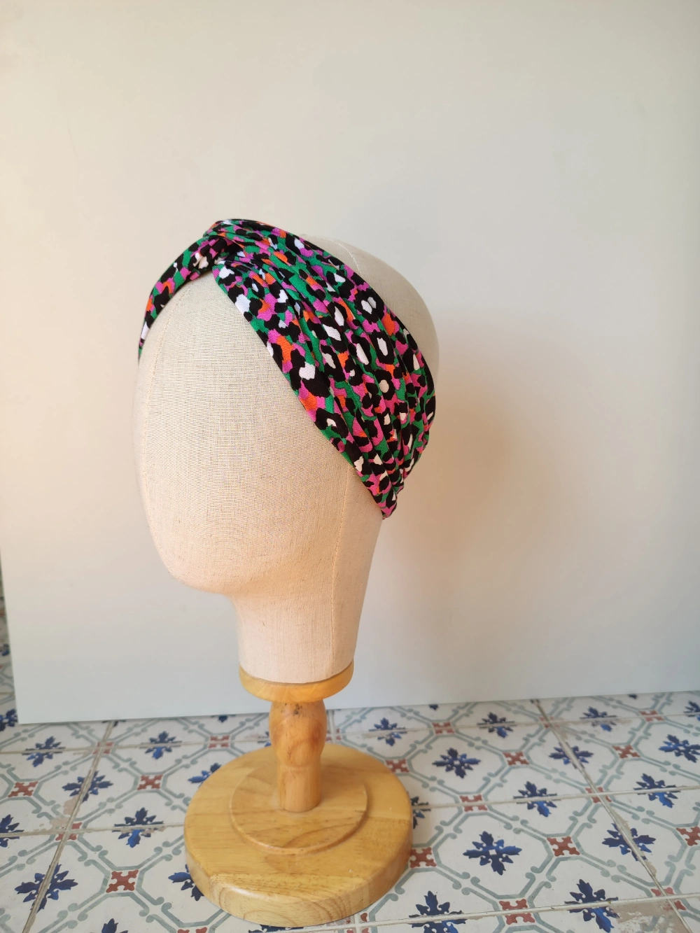 Turbante leopardo kolorentsua