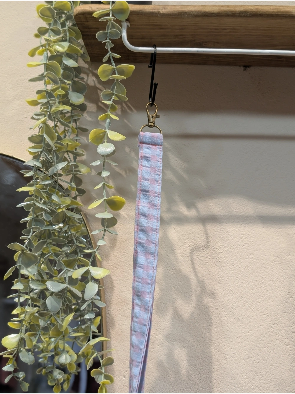 Giltzetako vichy lila urdin argia