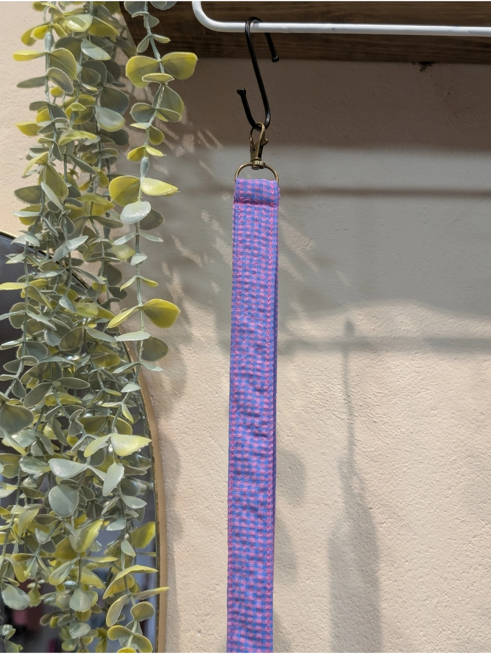 Giltzetako vichy lila morea