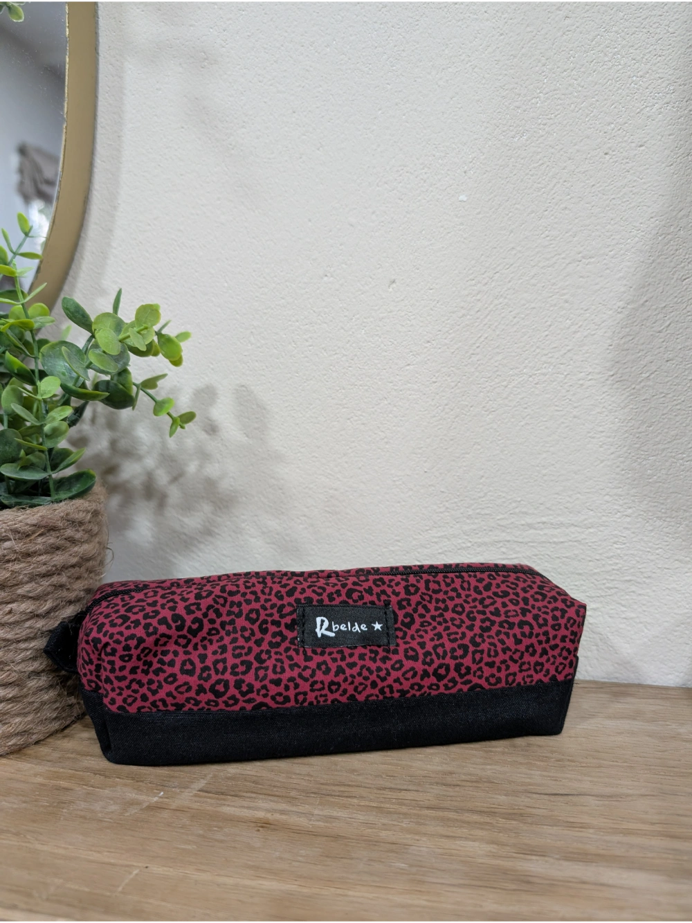 Estutxe leopardo fuksia