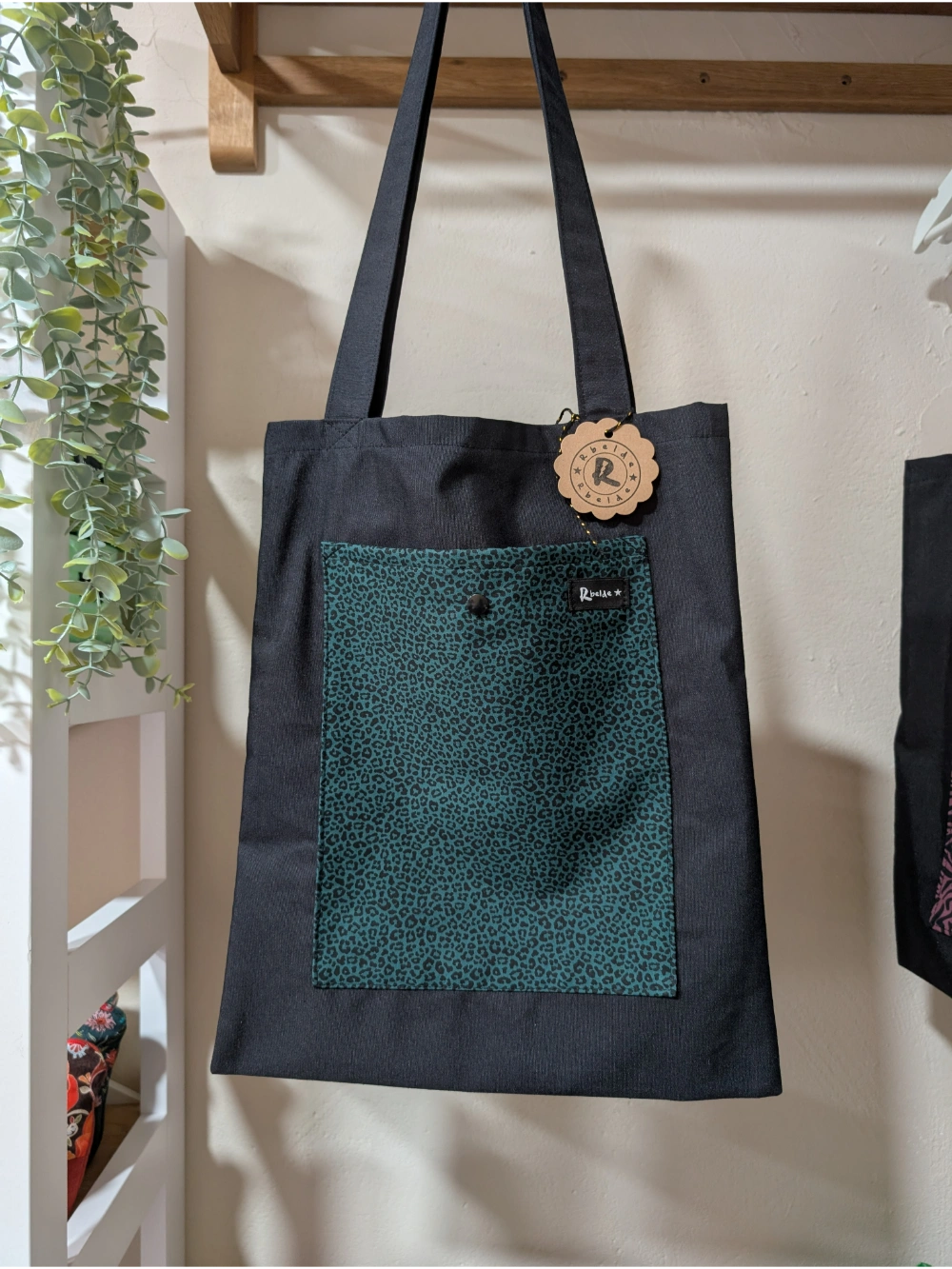 Tote leopardo esmeralda