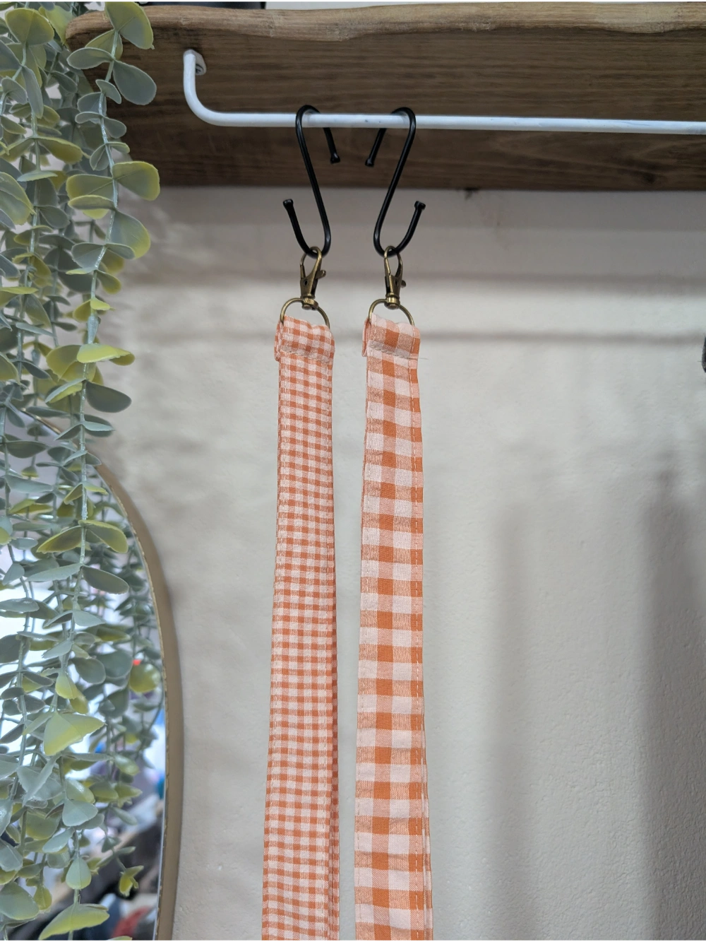 Giltzetako vichy mostaza txuria