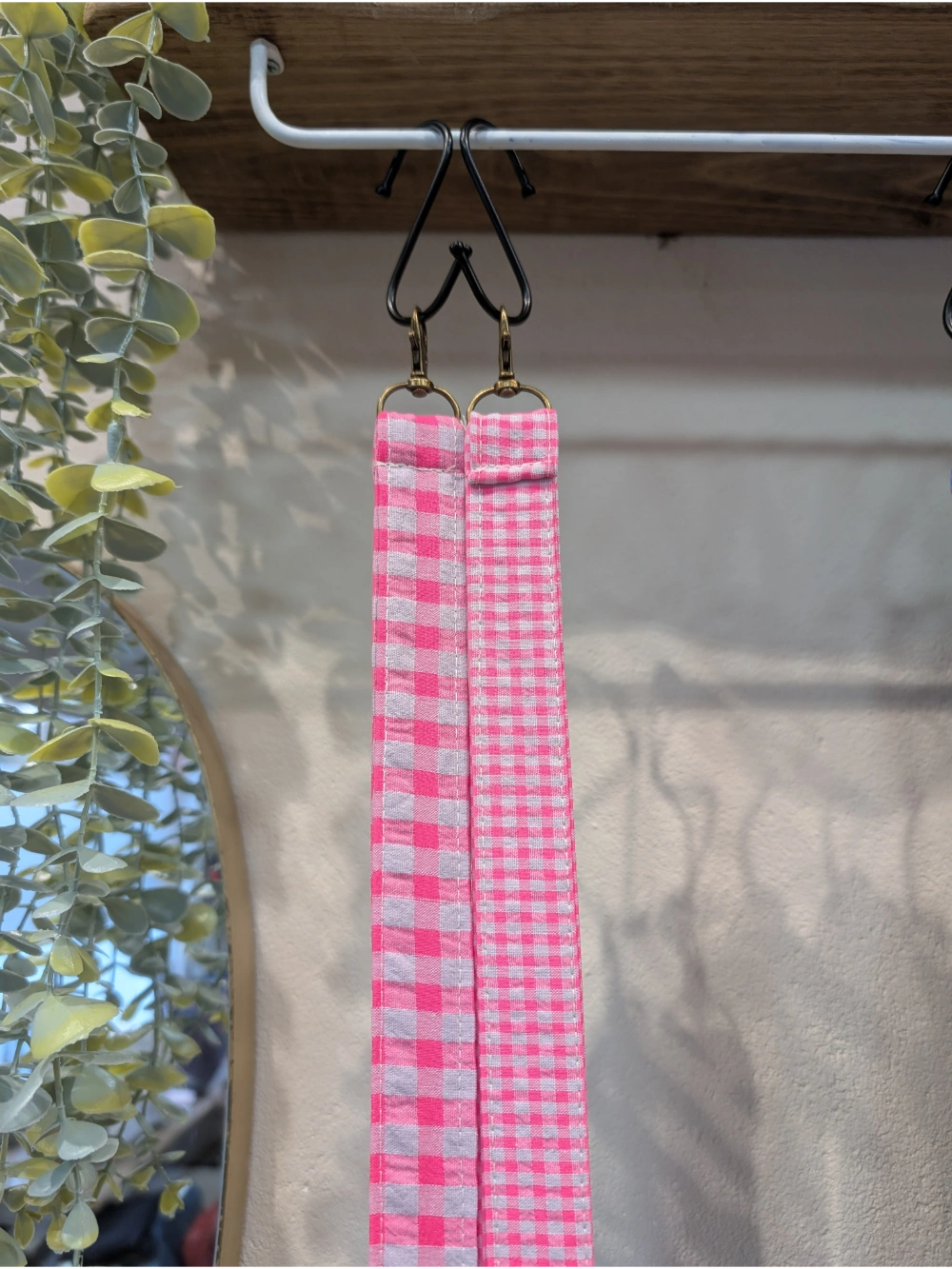 Giltzetako vichy arroxa fluor