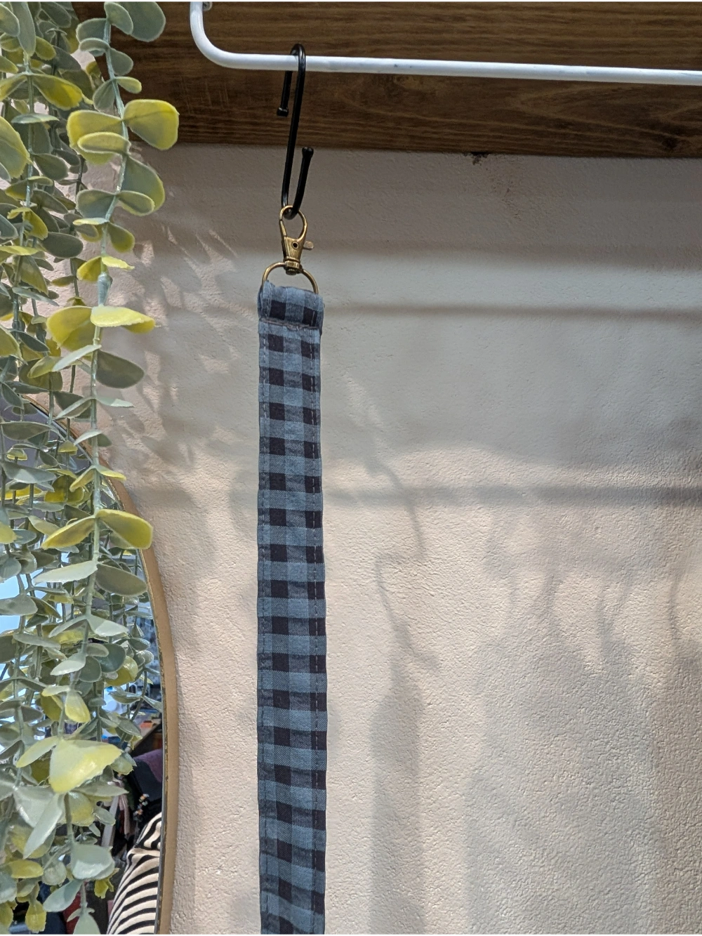 Giltzetako vichy grixa urdina