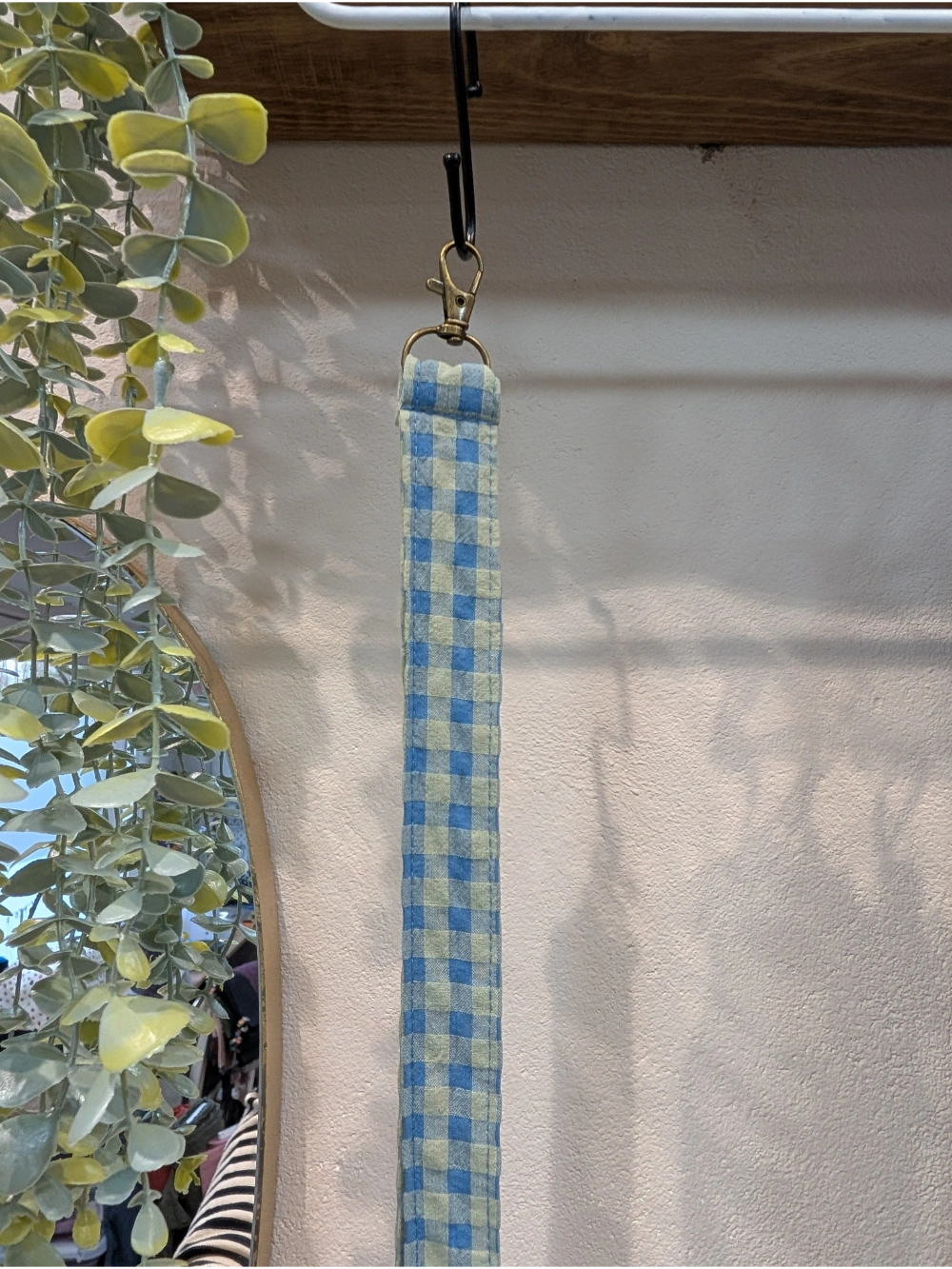 Giltzetako vichy urdina berdea