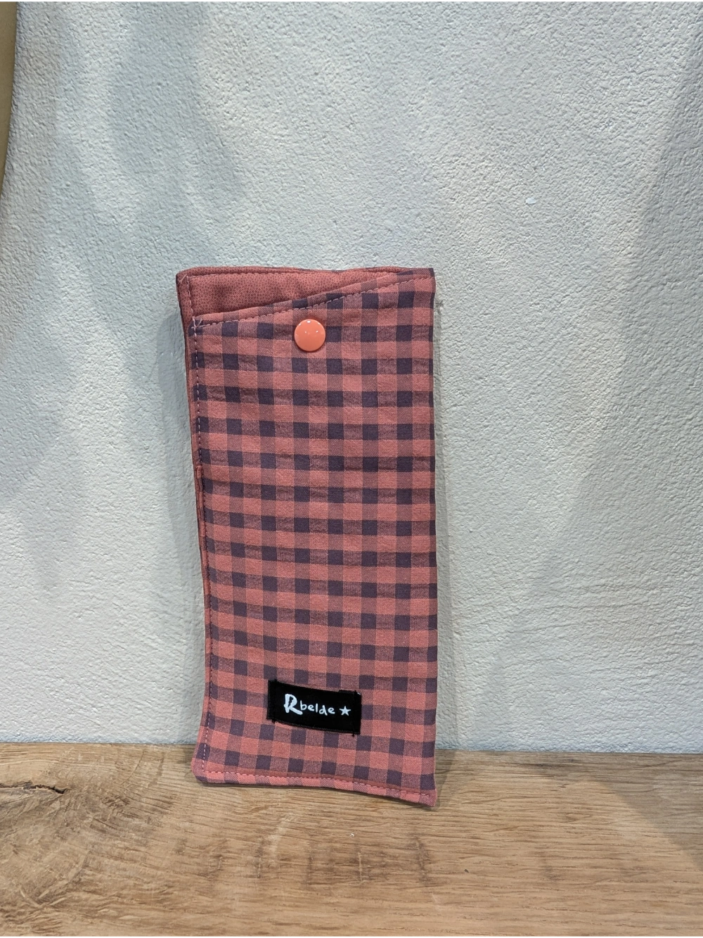 Betaurreko zorroa vichy berenjena grixa