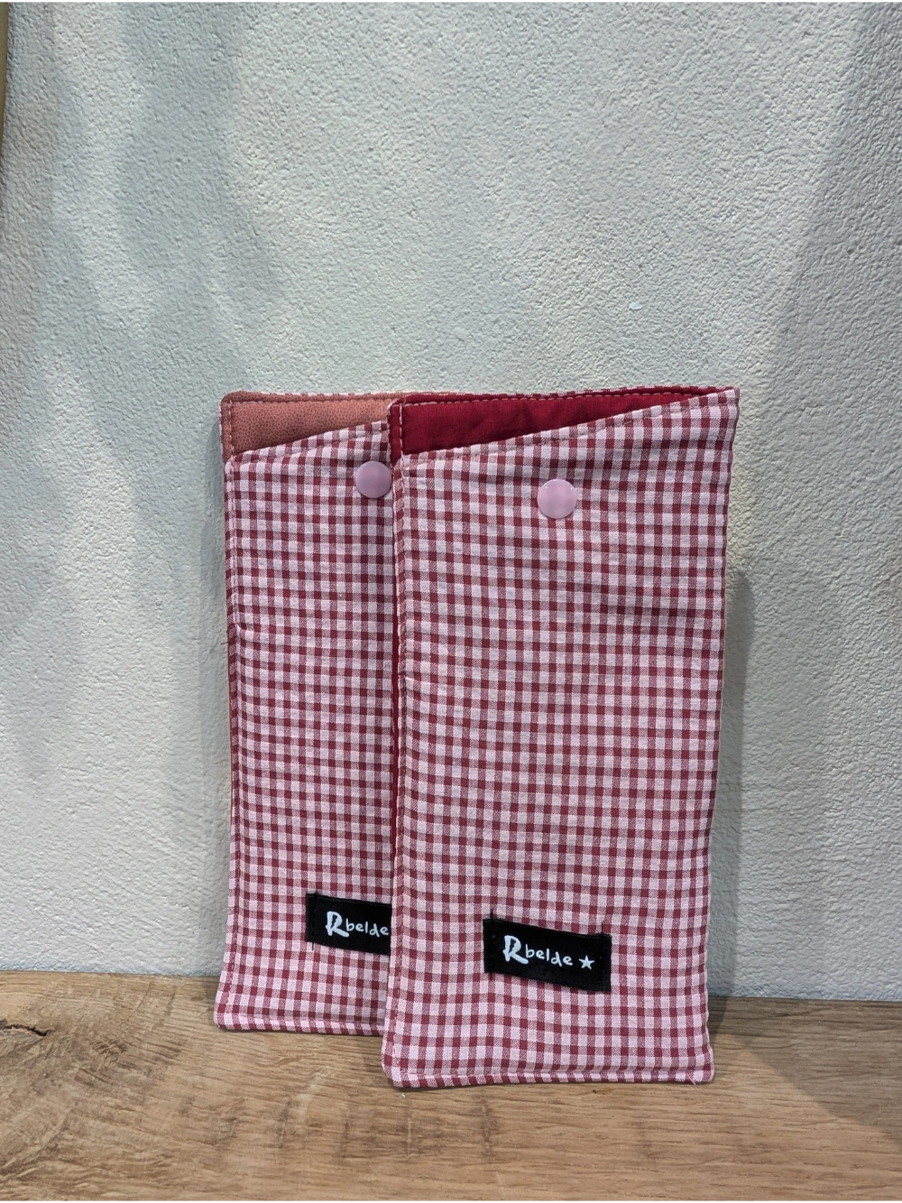 Betaurreko zorroa vichy granate arroxa