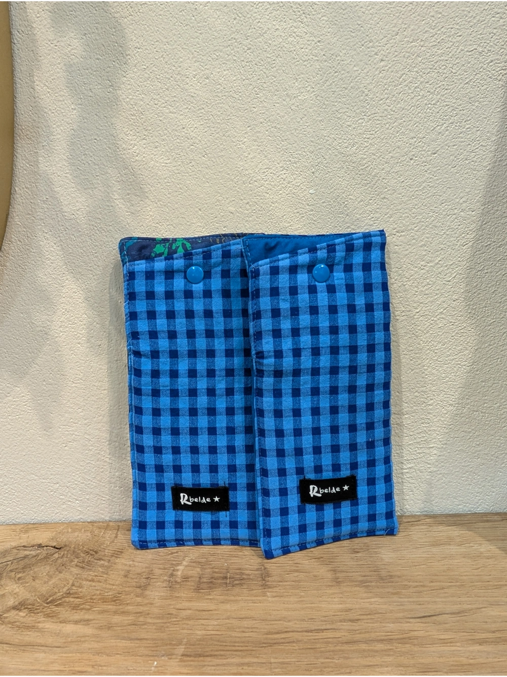 Betaurreko zorroa vichy urdina