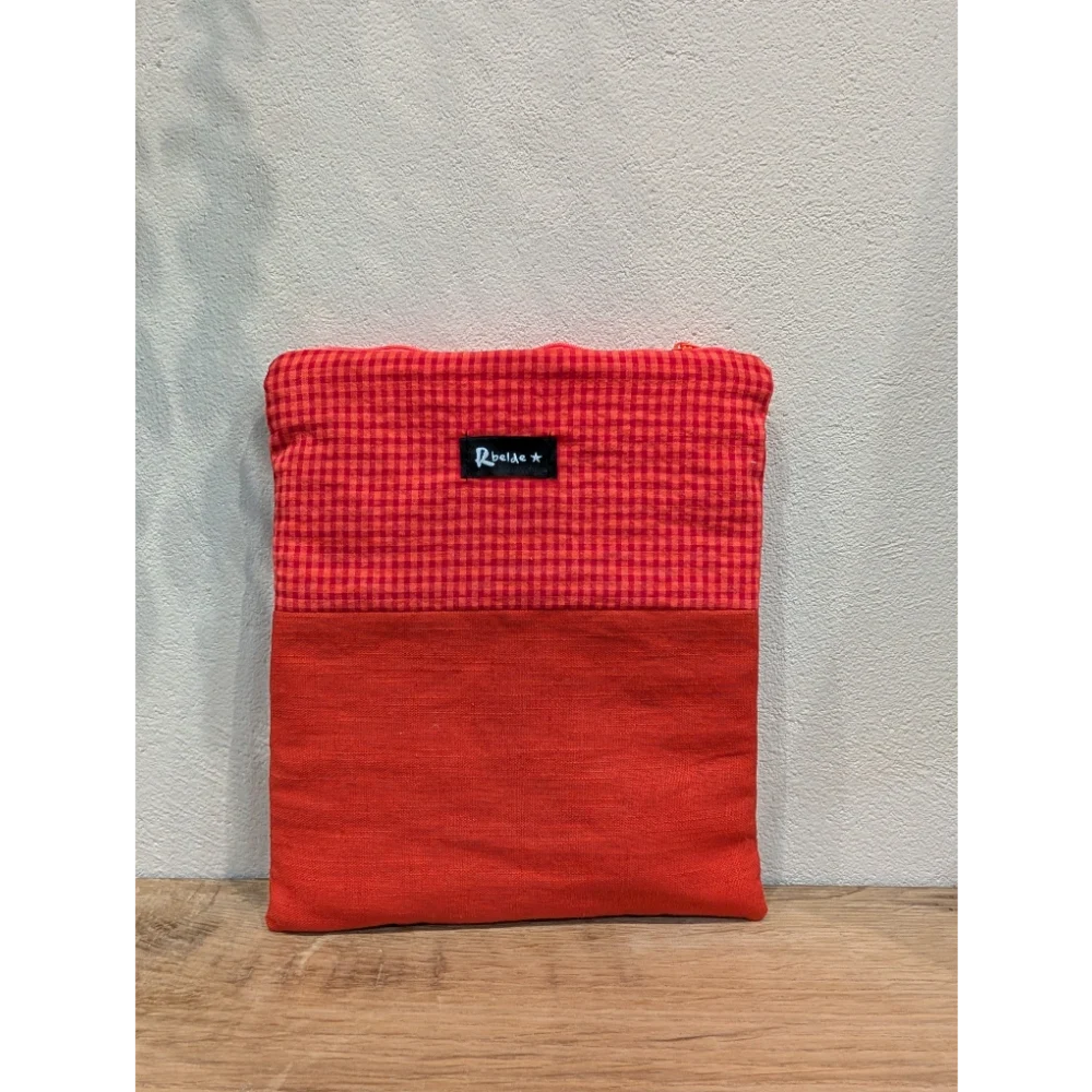 Liburu zorroa vichy gorria naranja