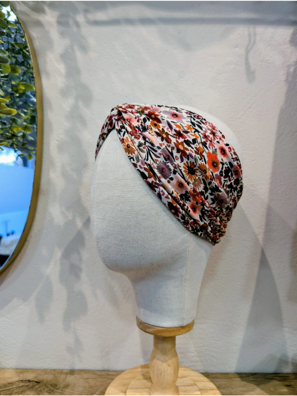 Turbante beix loreduna