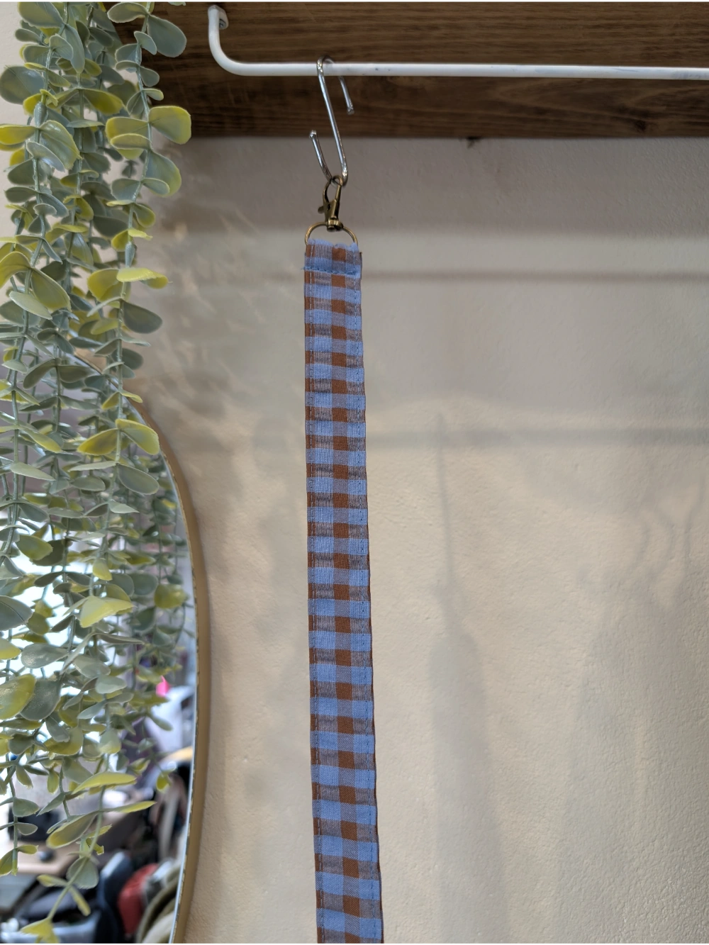 Giltzetako vichy marroia urdina