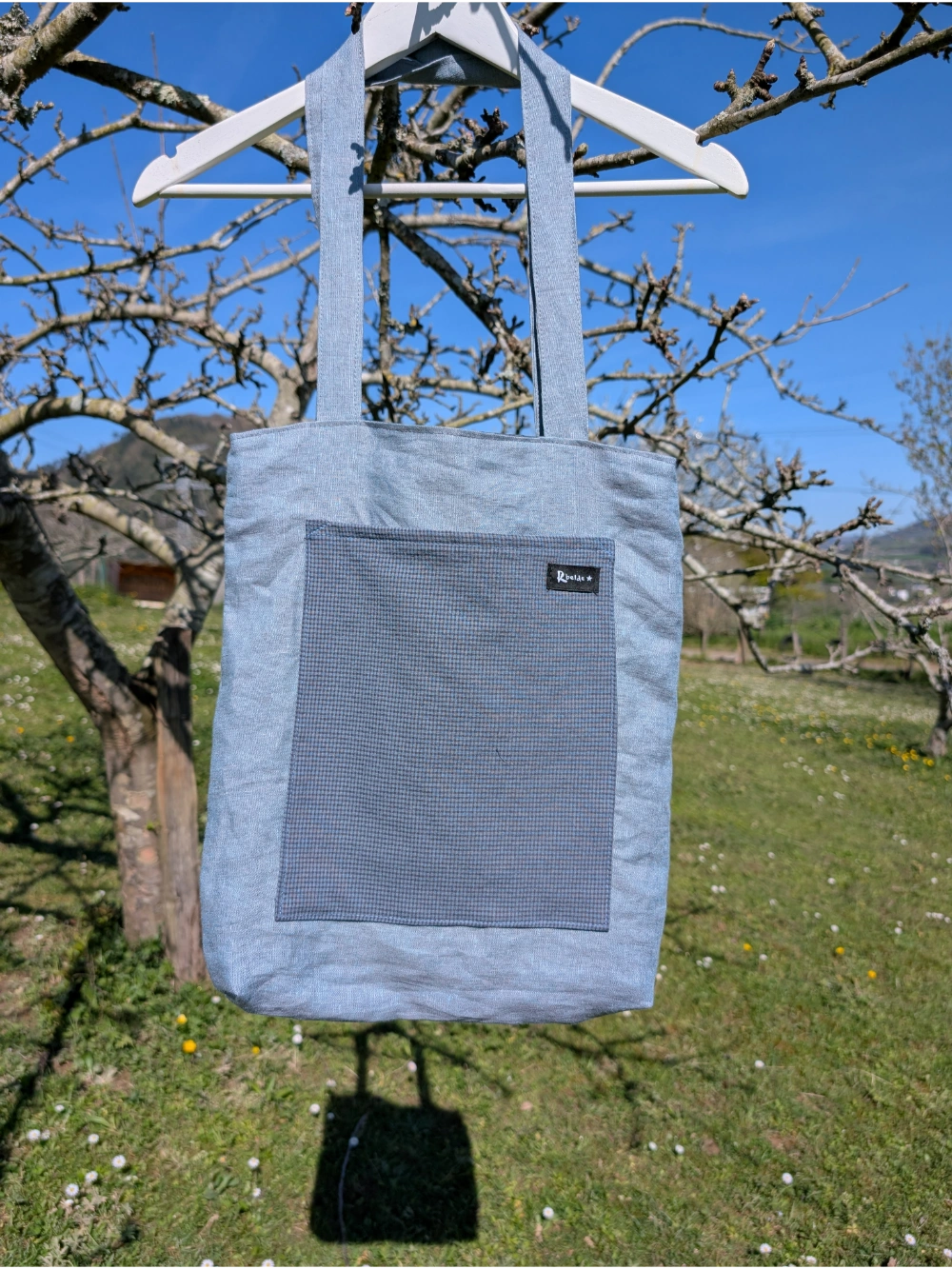 Aska lino urdin argia vichy grixa