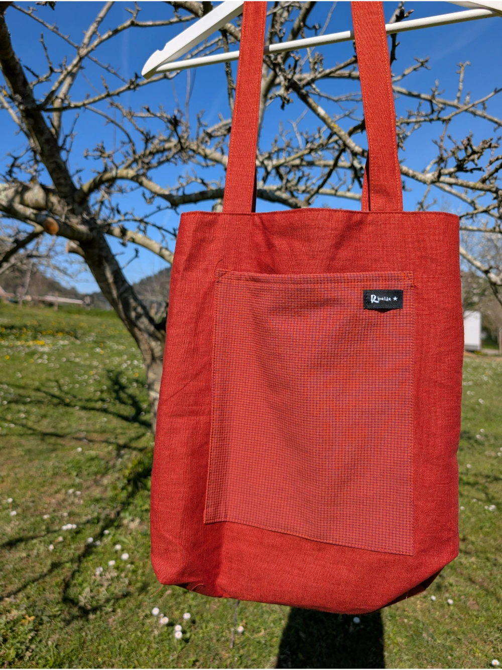 Aska lino teja vichy teja granate