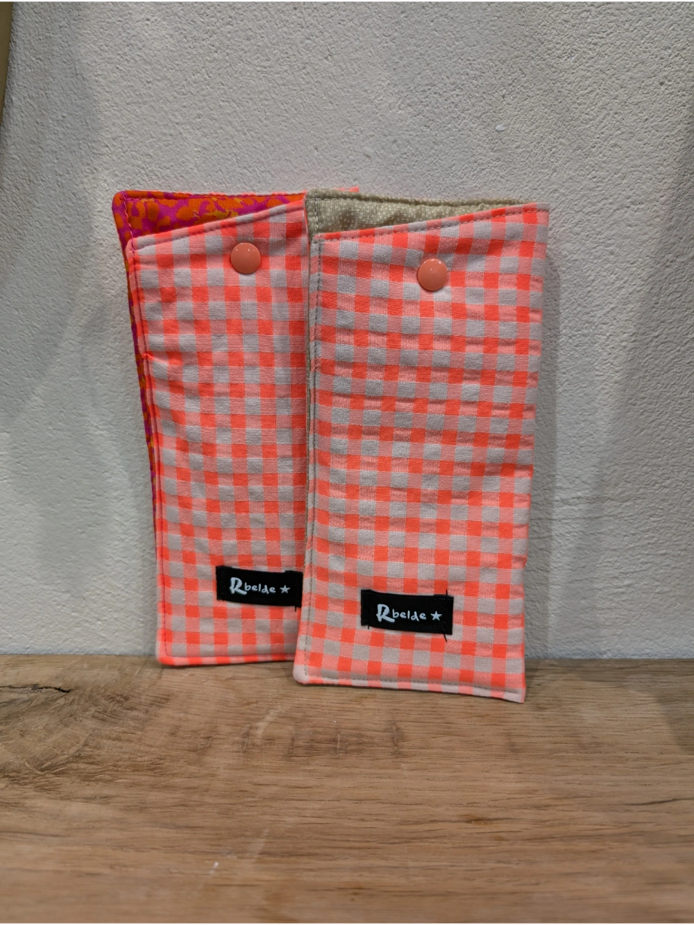 Betaurreko zorroa vichy naranja fluor handia