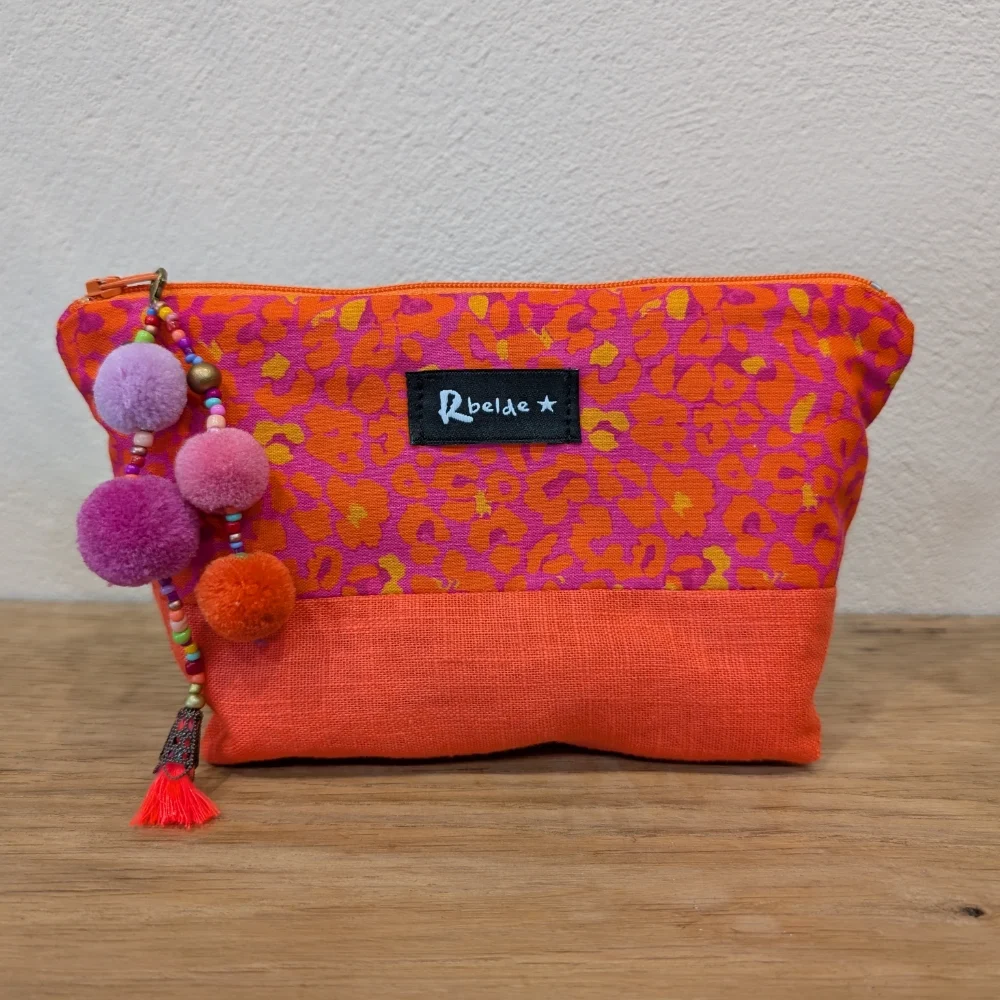 Nezeser Maravillas leopardo fuksia naranja horia